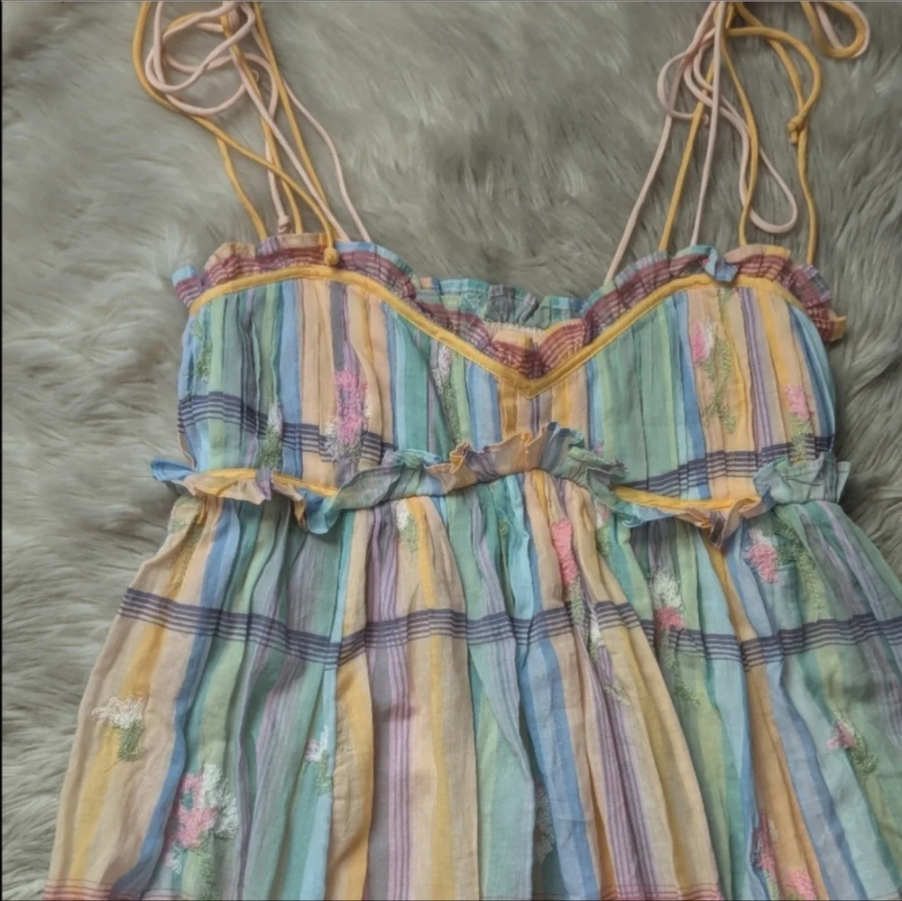 NWT RARE Free People Willow Maxi Dress in Multi ASO Bravo - Picture 7 of 14